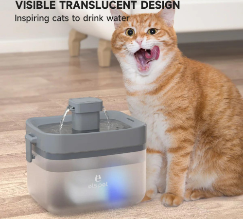 Keep your furry friends hydrated and healthy with Mini Automatic Cat Water Fountain $9.99 (Reg. $38)