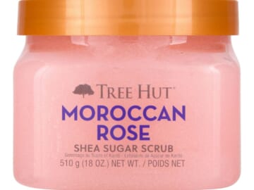 Tree Hut 18-oz. Shea Sugar Scrub Moroccan Rose for $8 + free shipping w/ $35