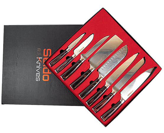 Seido Japanese Master Chef's 8-Piece Knife Set for $120 + $9.99 s&h