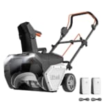 Litheli U20 2x20V Cordless Electric Snow Blower for $240 + free shipping