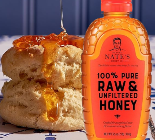 Nate’s 100% Pure, Raw & Unfiltered Honey, 32oz as low as $7.14 Shipped Free (Reg. $10.63)