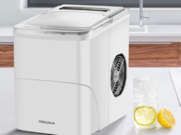 Insignia 19-Lb Portable Ice Maker with Auto Shut-Off $50 Shipped Free (Reg. $126) – 3 Colors