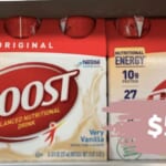 Boost Nutritional Drink 6-Packs for $5.29 at CVS