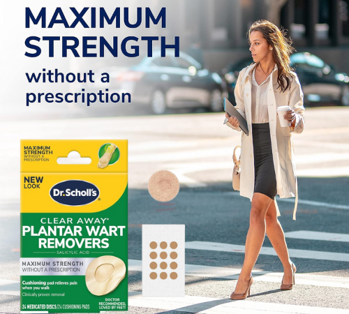 Dr. Scholl’s 24-Count Clear Away Plantar Wart Remover Discs as low as $7.97 Shipped Free (Reg. $10) – 33¢/Disc