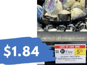 Get 8 oz. Galbani Fresh Mozzarella for $1.84