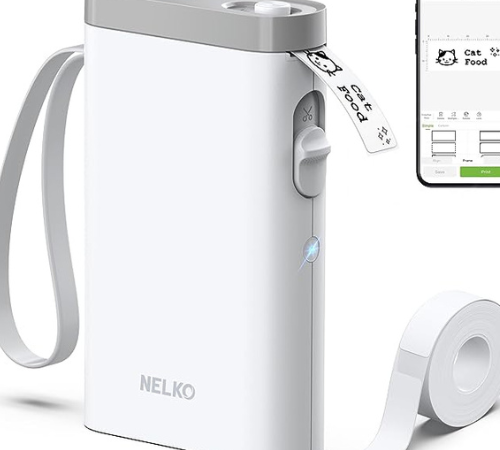 Enhance your labeling experience with Portable Bluetooth Thermal Label Printer for just $12.99 After Code (Reg. $39.99)