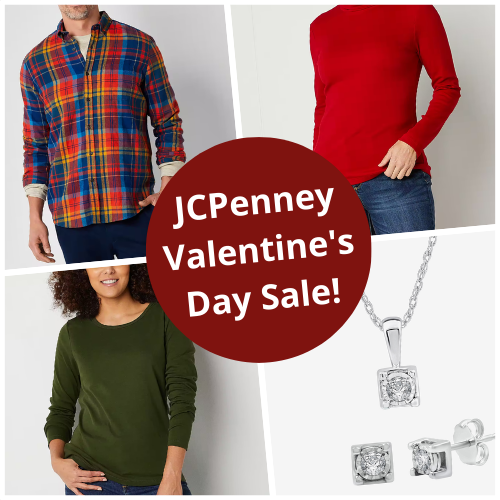 JCPenney Valentine’s Day Sale with code from $7.19 (Reg. $17) – thru 2/14!