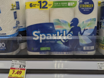 Sparkle Paper Towels As Low As $4.99 At Kroger