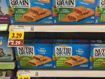 Kellogg’s Nutri-Grain Bars As Low As $1.79 At Kroger