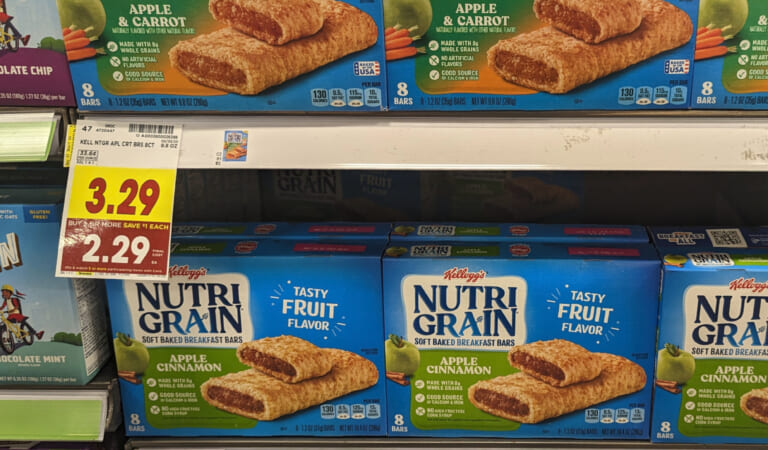 Kellogg’s Nutri-Grain Bars As Low As $1.79 At Kroger