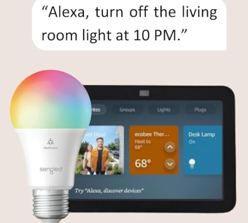 Amazon Echo Show 8, 3rd Gen, 2023 Release with Sengled Smart Color Bulb $89.99 Shipped Free (Reg. $170)