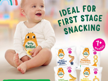 Little Bellies 5-Pack Organic Strawberry Pick-Me Sticks Baby Snack as low as $5.83 when you buy 4 (Reg. $15) + Free Shipping – $1.17/Pack