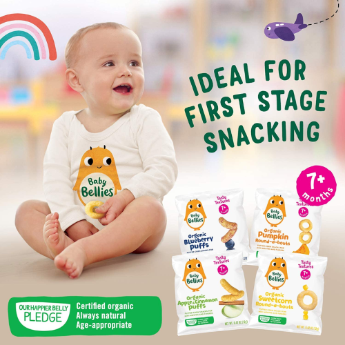 Little Bellies 5-Pack Organic Strawberry Pick-Me Sticks Baby Snack as low as $5.83 when you buy 4 (Reg. $15) + Free Shipping – $1.17/Pack