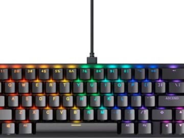 Glorious GMMK 2 Prebuilt 65% Compact Wired Mechanical Linear Switch Gaming Keyboard for $65 + free shipping
