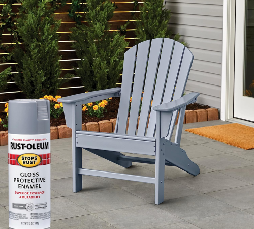 Rust-Oleum Gloss Smoke Gray Stops Rust Spray Paint, 12 Oz as low as $2.82 Shipped Free (Reg. $8)