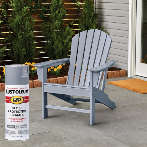 Rust-Oleum Gloss Smoke Gray Stops Rust Spray Paint, 12 Oz as low as $2.82 Shipped Free (Reg. $8)