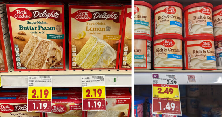 Grab A Deal On Betty Crocker Cake Mix & Frosting – As Low As 69¢ At Kroger