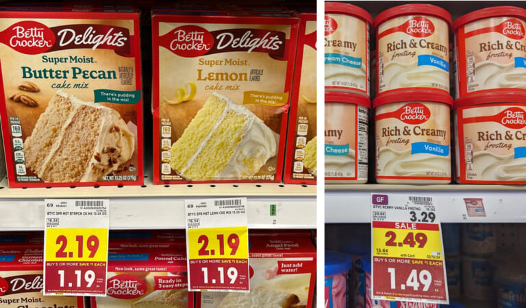 Grab A Deal On Betty Crocker Cake Mix & Frosting – As Low As 69¢ At Kroger