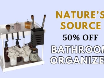 50% Off Bathroom Countertop Organizer