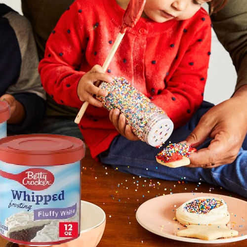 Betty Crocker Whipped Fluffy White Frosting, 8-Pack as low as $10.44 Shipped Free (Reg. $15.68) – $1.31 /12-Oz Can, Gluten Free