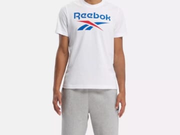 Reebok Men's Identity Big Logo T-Shirt for $10 + free shipping