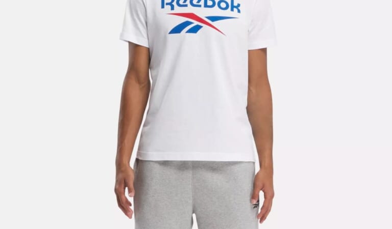 Reebok Men's Identity Big Logo T-Shirt for $10 + free shipping