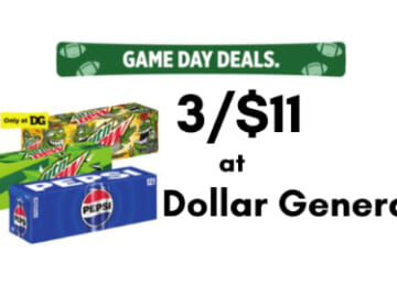 Select Pepsi 12 Pack Soda $3.67 at Dollar General