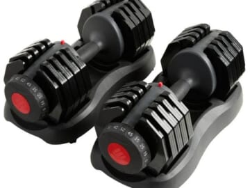Ethos 50-lb. Adjustable Dumbbell Pair for $300 + free shipping