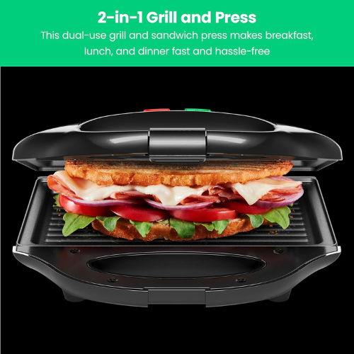 Chefman Portable Panini Press Grill & Sandwich Maker $12.79 (Reg. $25)