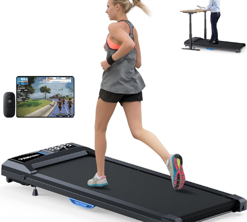 Incorporate fitness into your daily routine with this Walking Pad Treadmill with APP for just $149.99 After Code + Coupon (Reg. $399.99) + Free Shipping