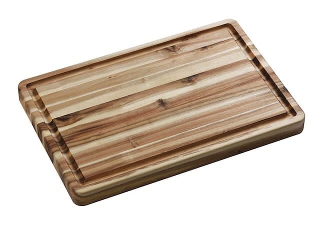 CenterPointe 18" x 12" x 1.5" Solid Acacia Wood Cutting Board for $20 + pickup