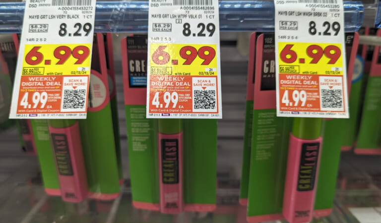 Get Maybelline Great Lash Mascara For Just $4.99 At Kroger