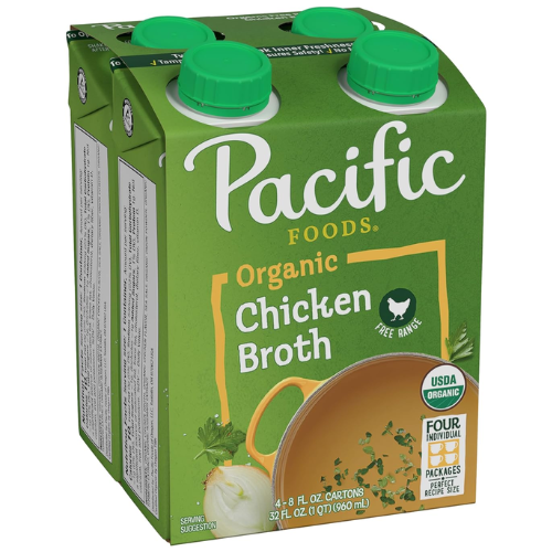 Pacific Foods 4-Pack Organic Free Range Chicken Broth as low as $2.03 when you buy 4 After Coupon (Reg. $5) + Free Shipping – 51¢/8 Oz Carton