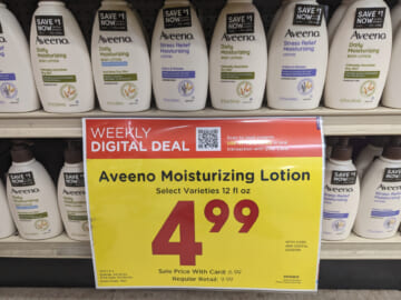 Aveeno Lotion As Low As $4.99 At Kroger (Regular Price $9.29)