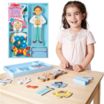 Melissa & Doug Julia or Joey Magnetic Dress-Up Wooden Doll 25-Piece Pretend Play Set $8.29 (Reg. $16)