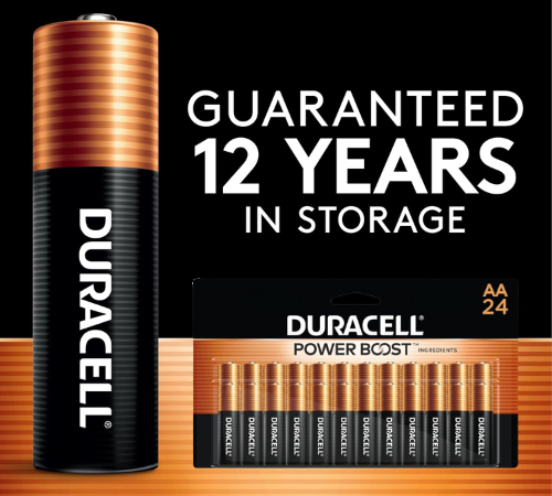 Duracell 24-Count Coppertop AA Batteries as low as $15.77 Shipped Free (Reg. $22) – 66¢/Battery – 12-Year Shelf Life