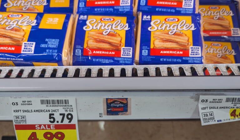 Kraft Singles As Low As $3.99 At Kroger (Regular Price $5.79)