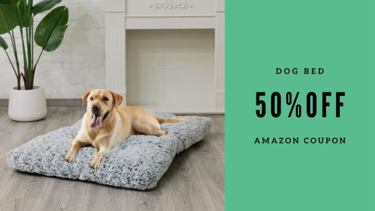 Amazon | 50% Off Large Dog Bed