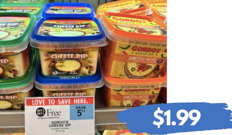 $1.99 Gordo’s Cheese Dip at Publix (reg. $5.99)