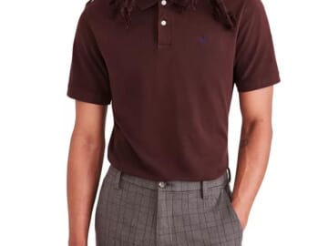 Dockers Men's Icon Slim-Fit Embroidered Logo Polo Shirt for $23 + free shipping w/ $25