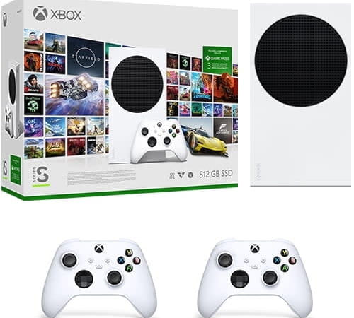 Xbox Series S 512GB Console w/ 2 Controllers + 3 Month Game Pass for $300 + free shipping