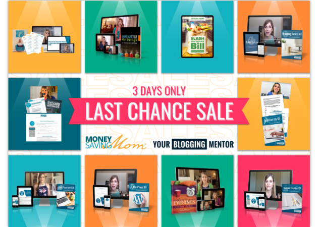 Ends TONIGHT! Your last chance EVER to get my courses at these LOW prices!!