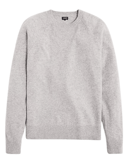 J.Crew Factory Men's Lambswool Blend Crewneck Sweater for $18 + free shipping w/ $99