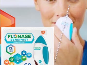 Flonase Sensimist Allergy Relief Nasal Spray (60 Sprays) as low as $7.49 After Coupon (Reg. $18) + Free Shipping – 12¢/Spray