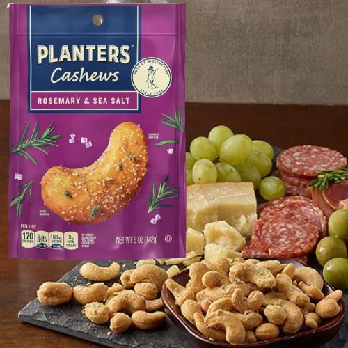 PLANTERS Cashews Rosemary & Sea Salt Snack as low as $2.21 After Coupon (Reg. $3.68) + Free Shipping