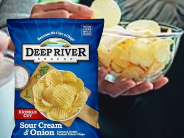 Deep River Snacks 12-Pack Kettle Cooked Potato Chips, Sour Cream & Onion, 5 Oz $17.22 (Reg. $33.48) – $1.44 each