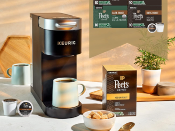 Peet’s Coffee 40-Count Dark Roast Keurig Coffee Pods Variety Pack as low as $16.50 After Coupon (Reg. $33) + Free Shipping – 41¢/Pod