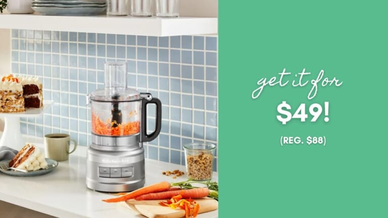 KitchenAid 7-Cup Food Processor $49 at Walmart!