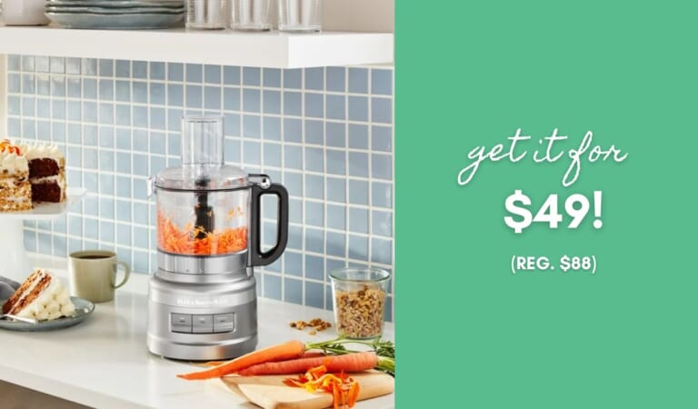 KitchenAid 7-Cup Food Processor $49 at Walmart!