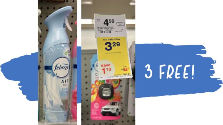 3 FREE Febreze Air Freshener Items | Walgreens Deal Ends Today